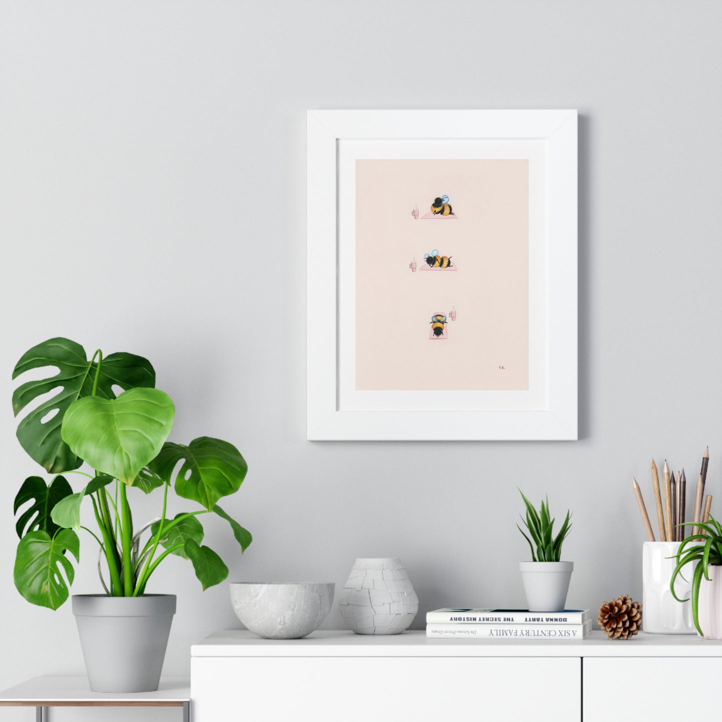 Stretches - Framed Print
