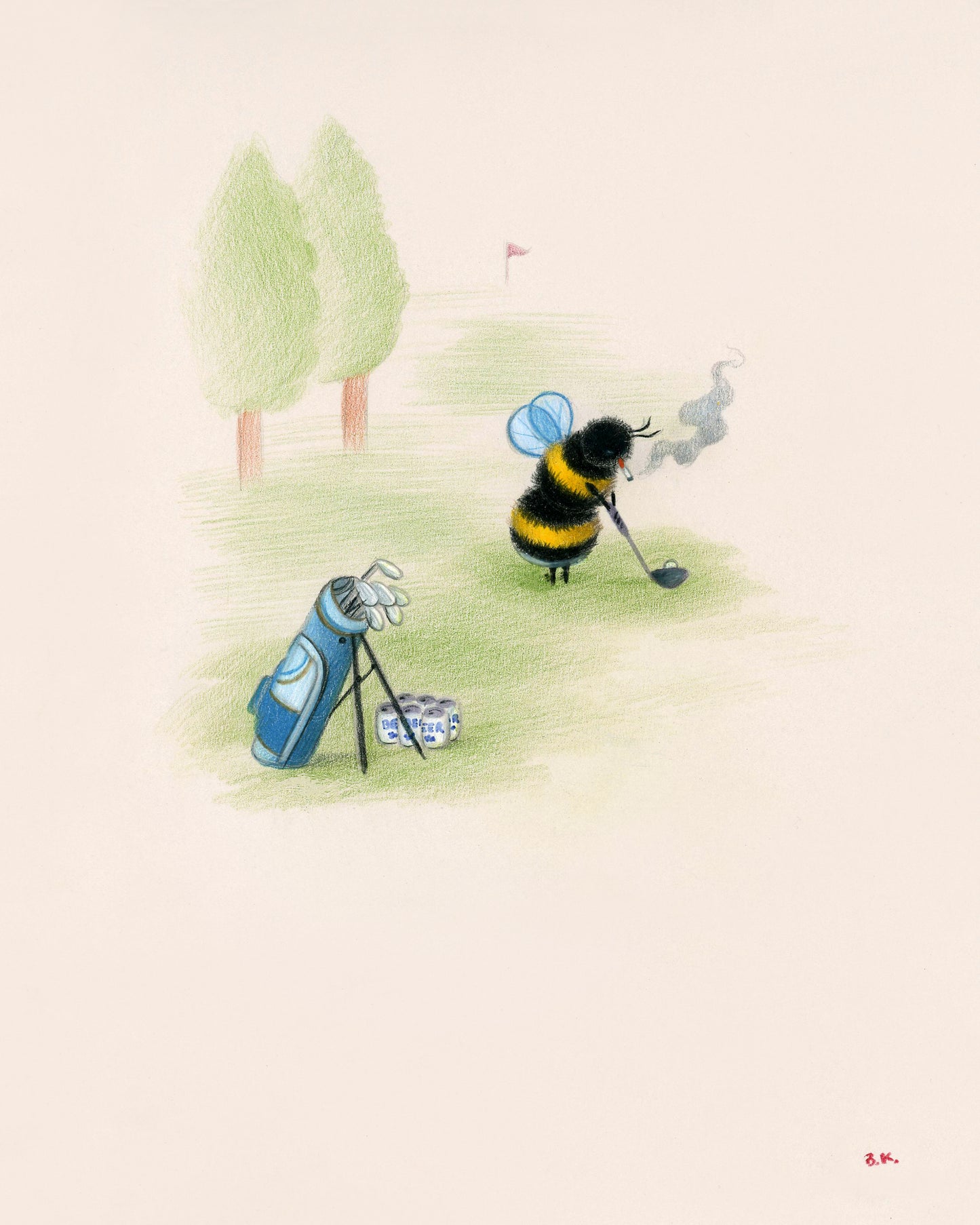 Bee The Number - Original Drawing