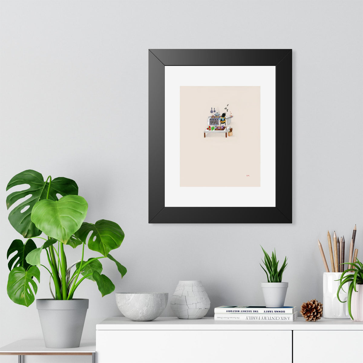 The Cook - Framed Print