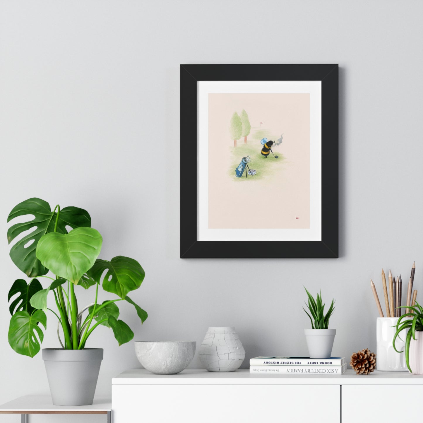 Bee The Number! - Framed Print