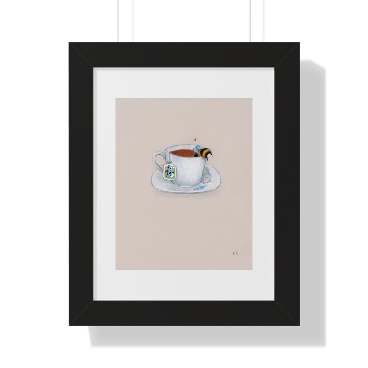 Tea Bee - Framed Print