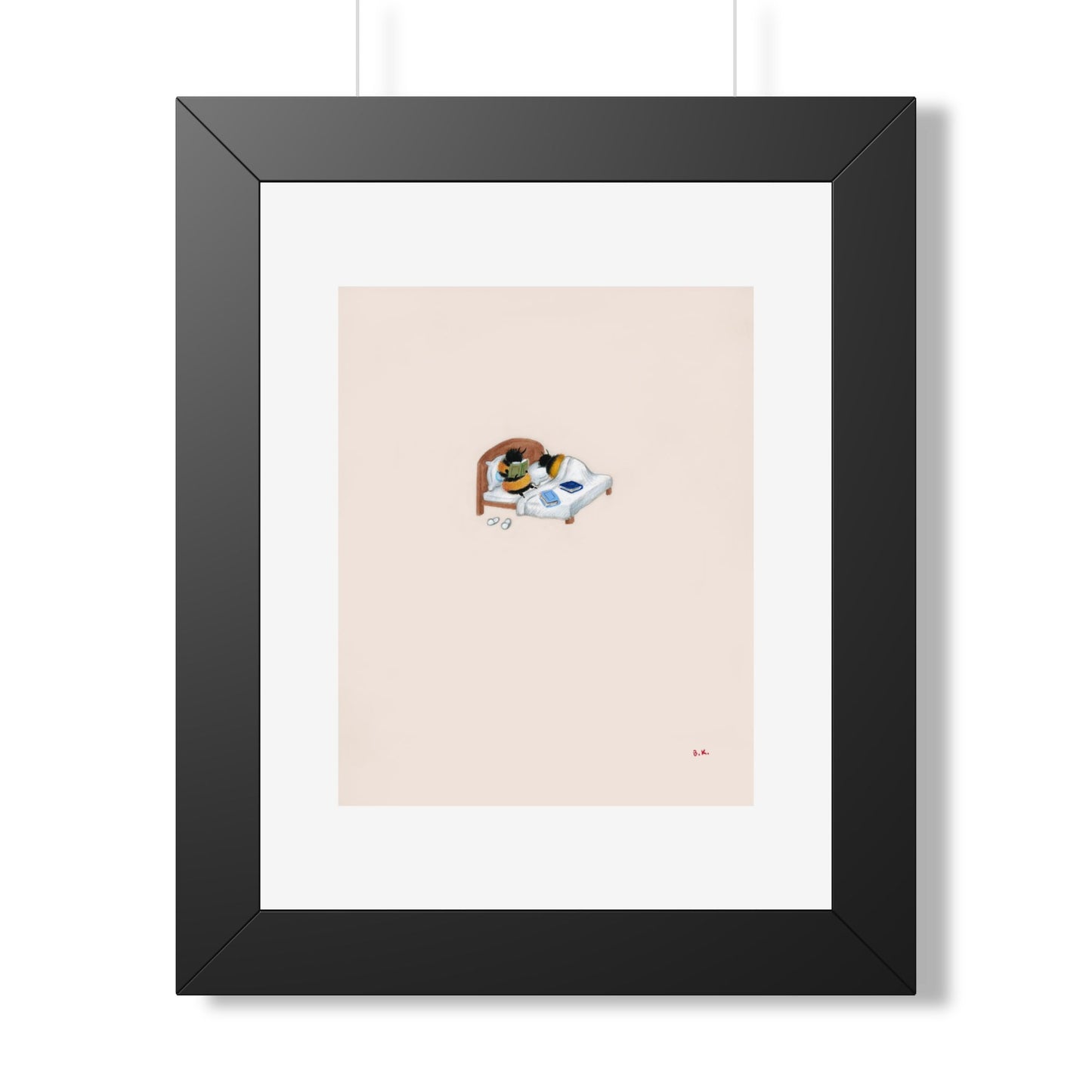 Late Night Reading - Framed Print