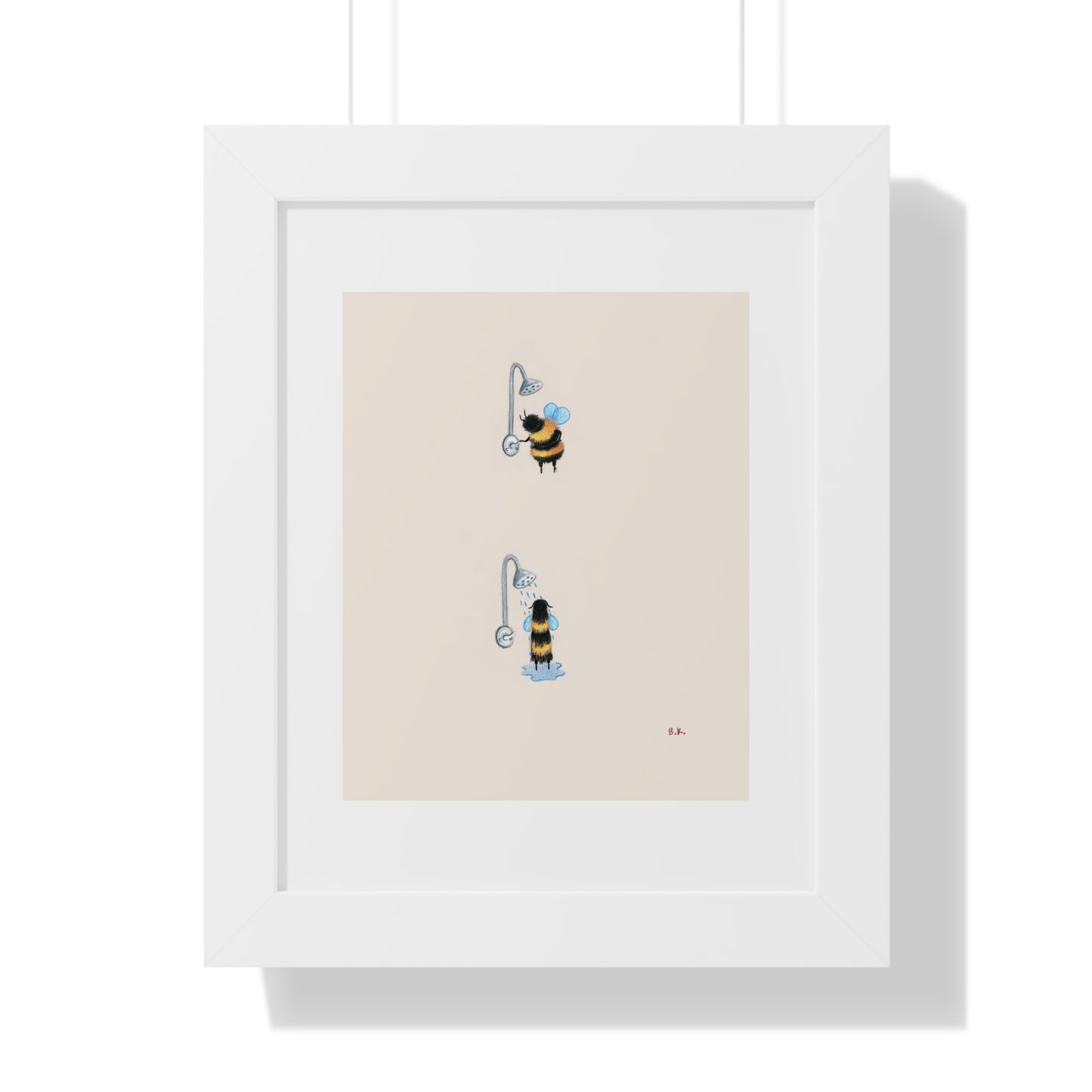 Shower - Framed Print