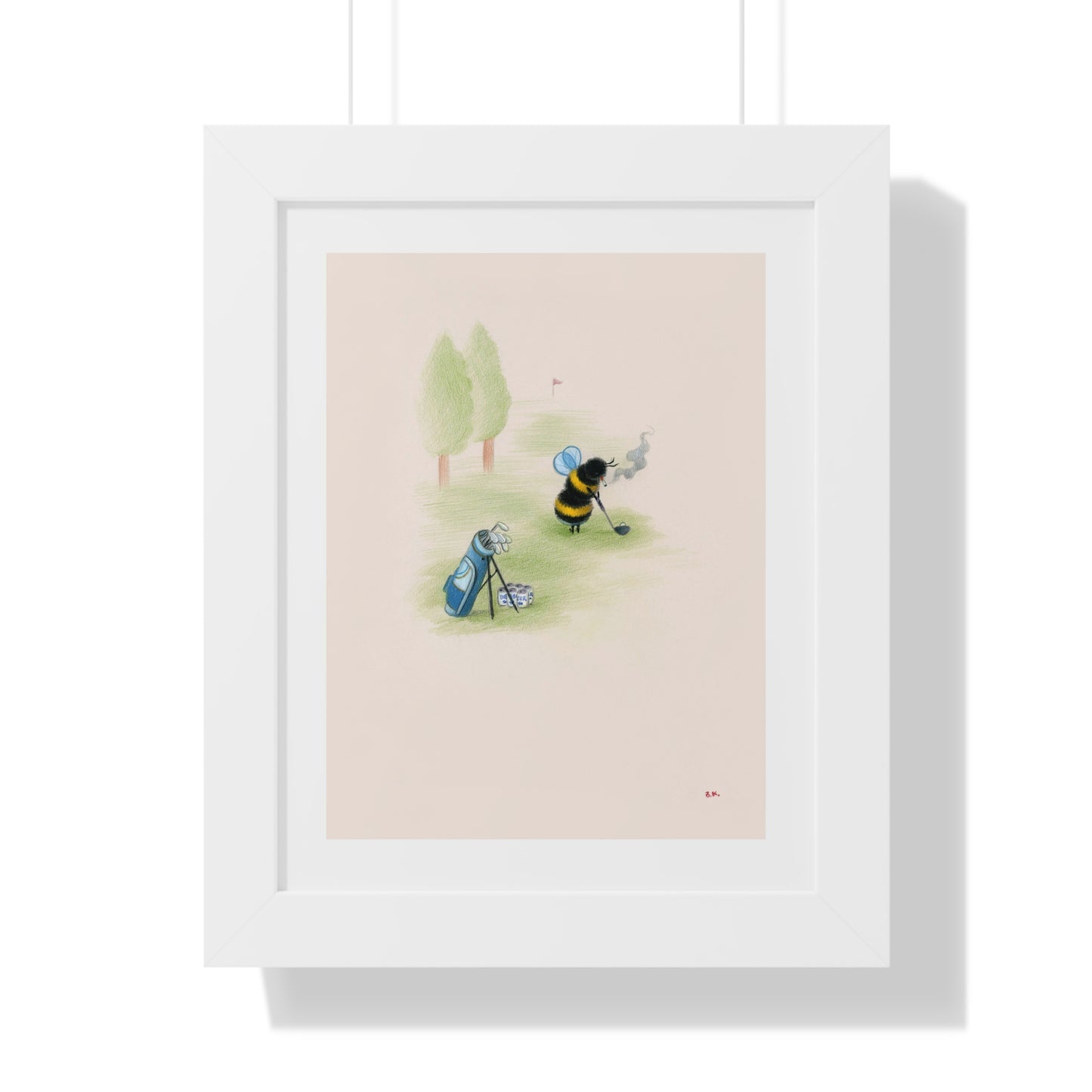Bee The Number! - Framed Print