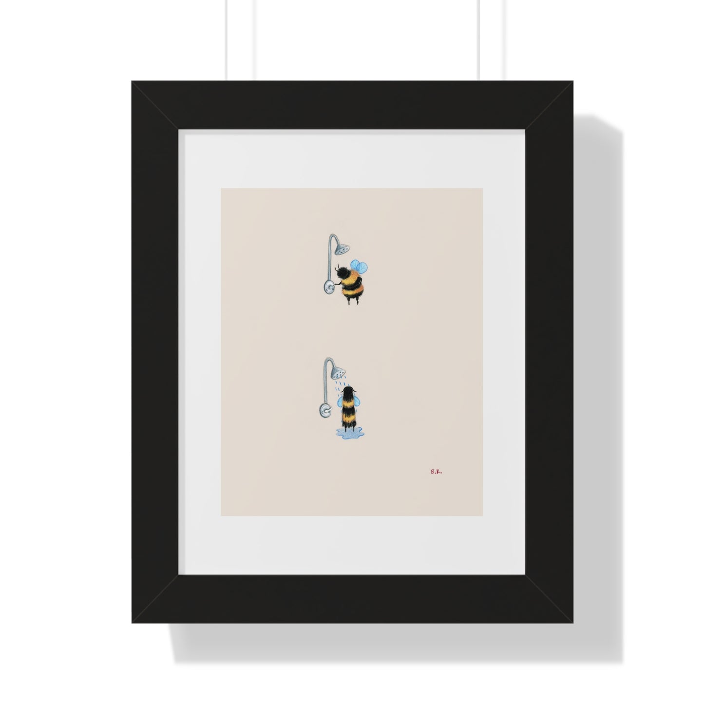 Shower - Framed Print