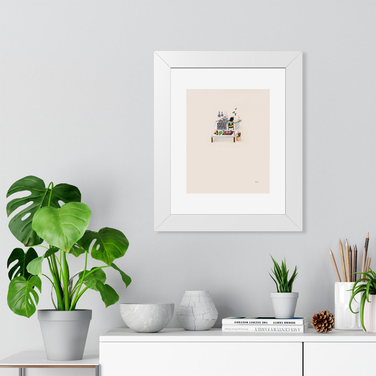 The Cook - Framed Print