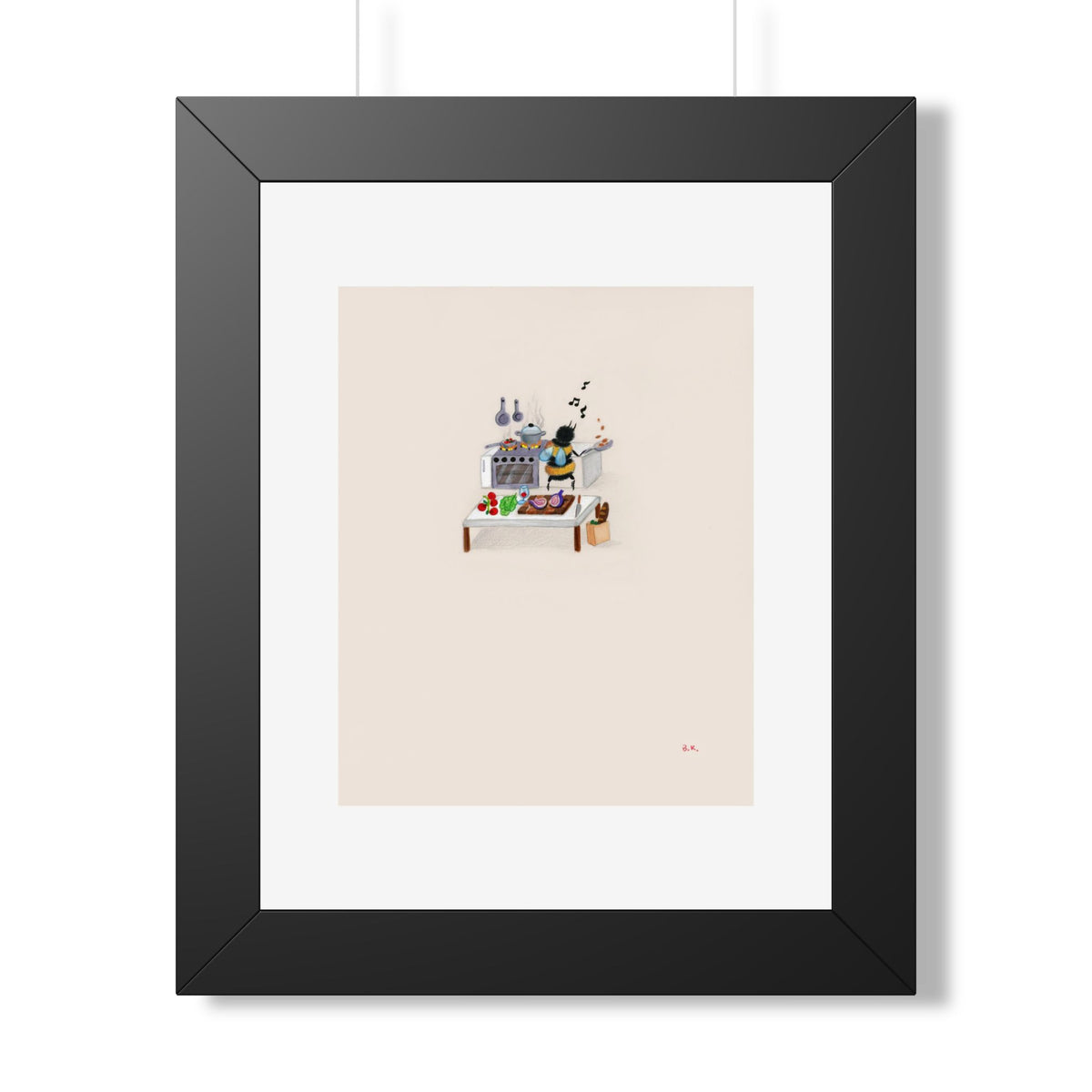 The Cook - Framed Print