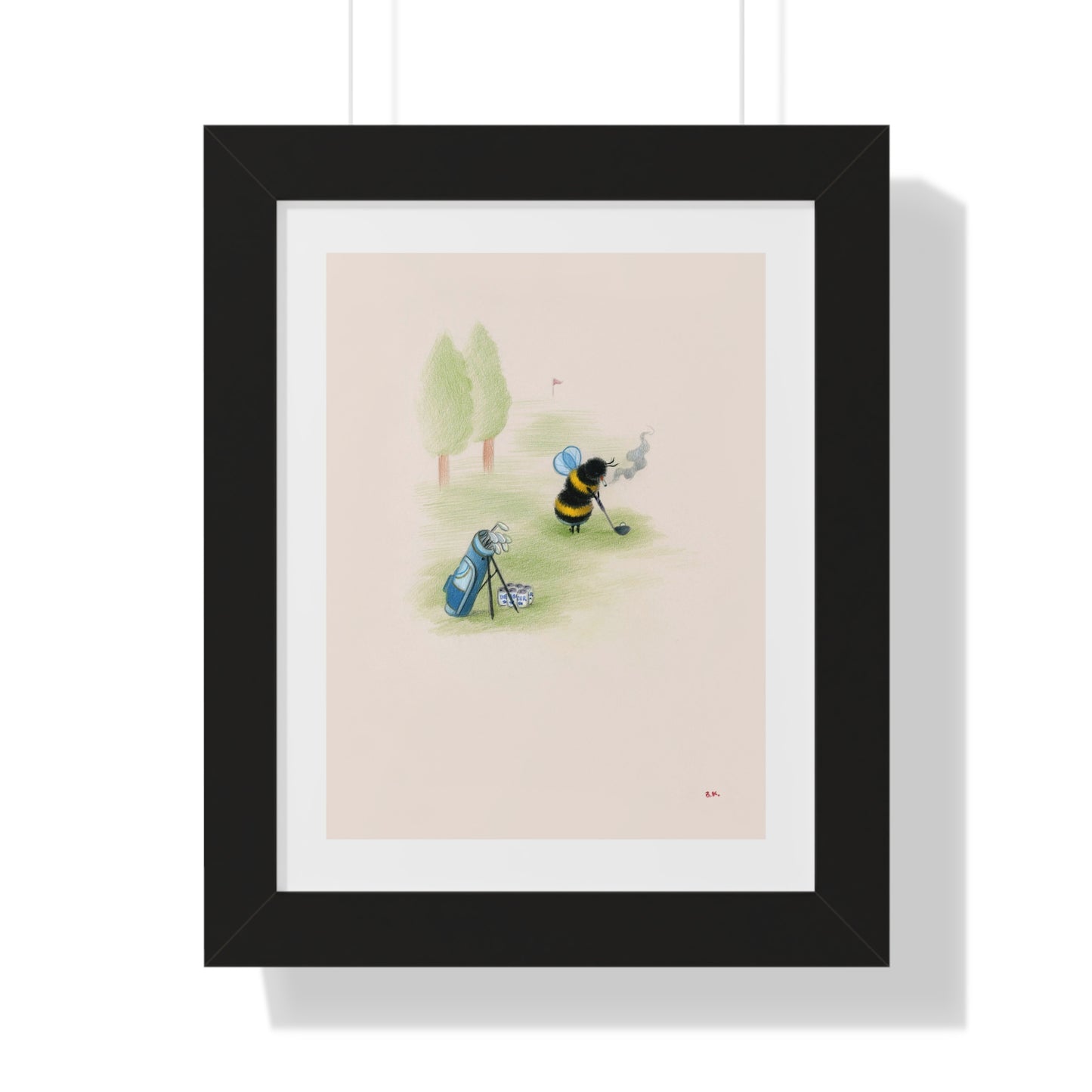 Bee The Number! - Framed Print