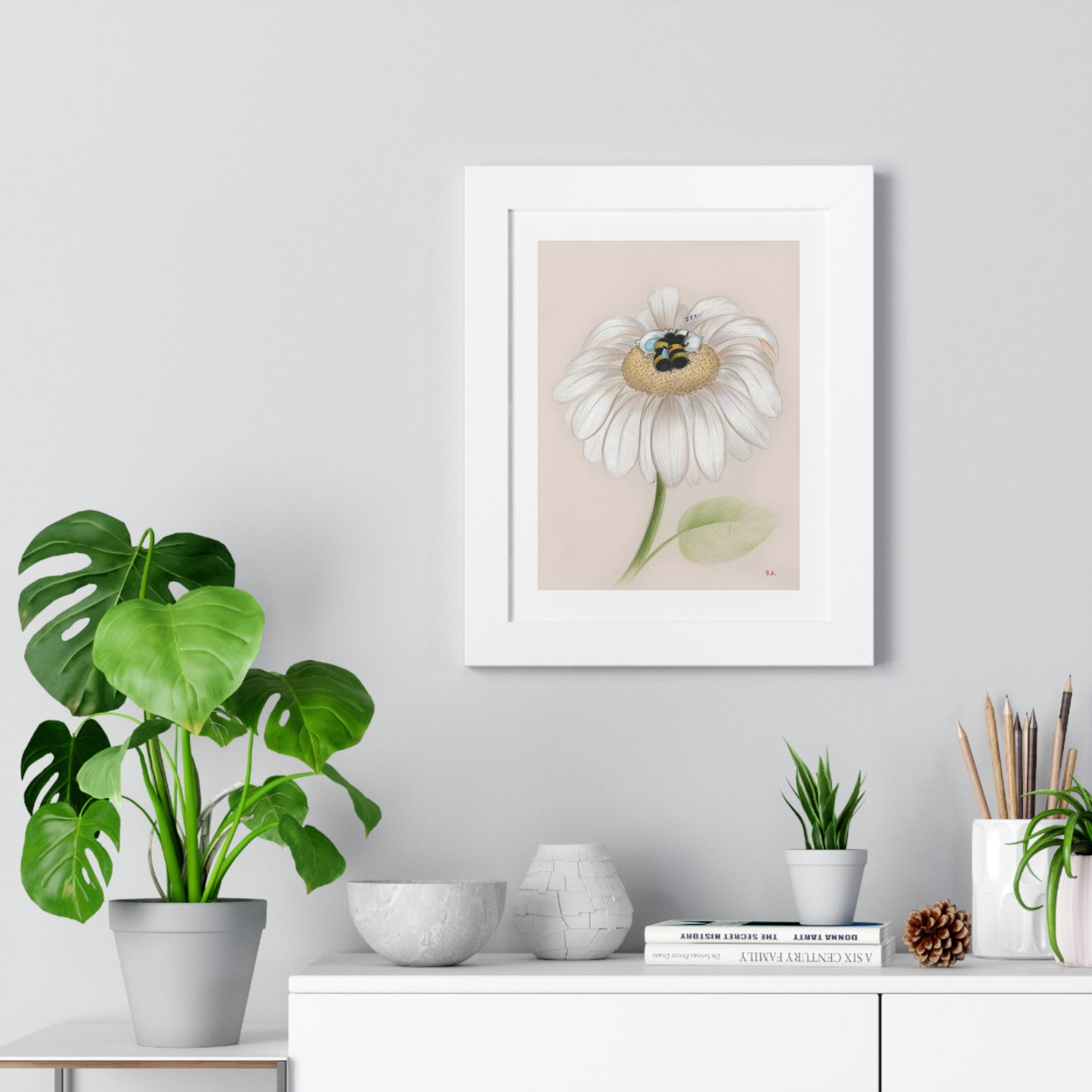 Snoozin - Framed Print