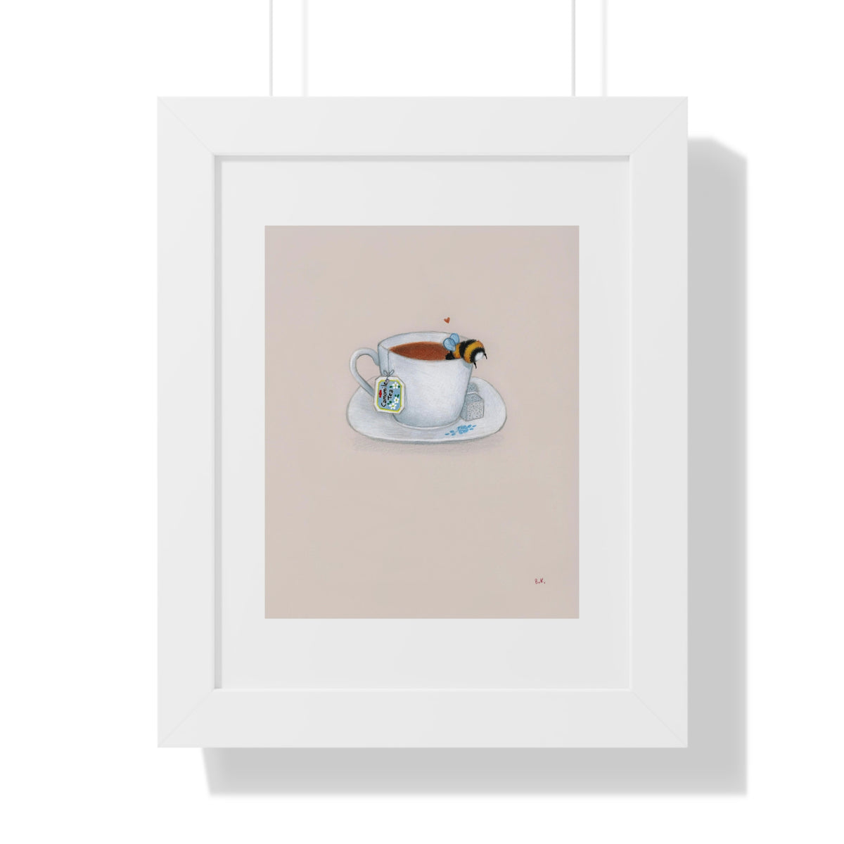 Tea Bee - Framed Print