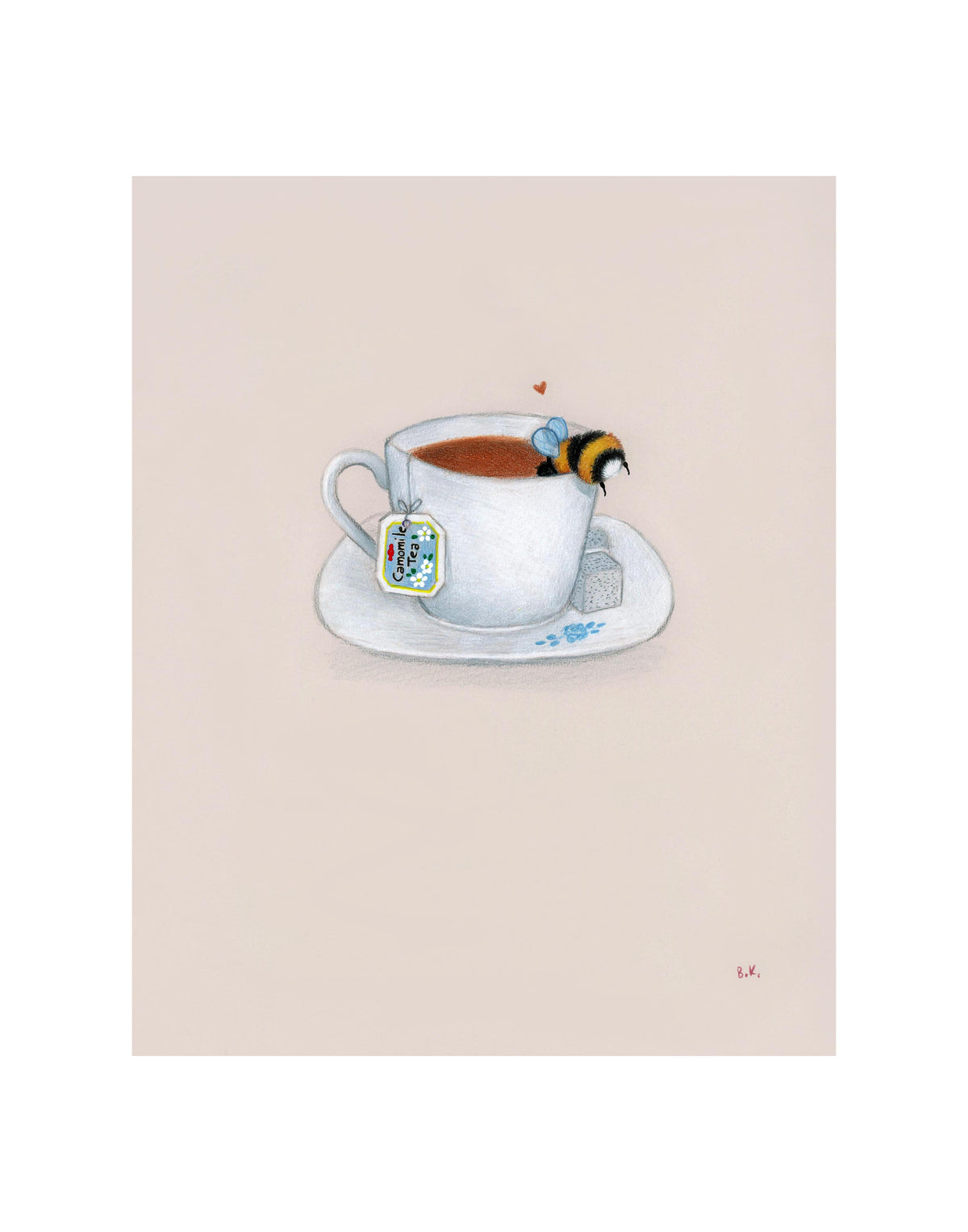 Tea Bee - Framed Print