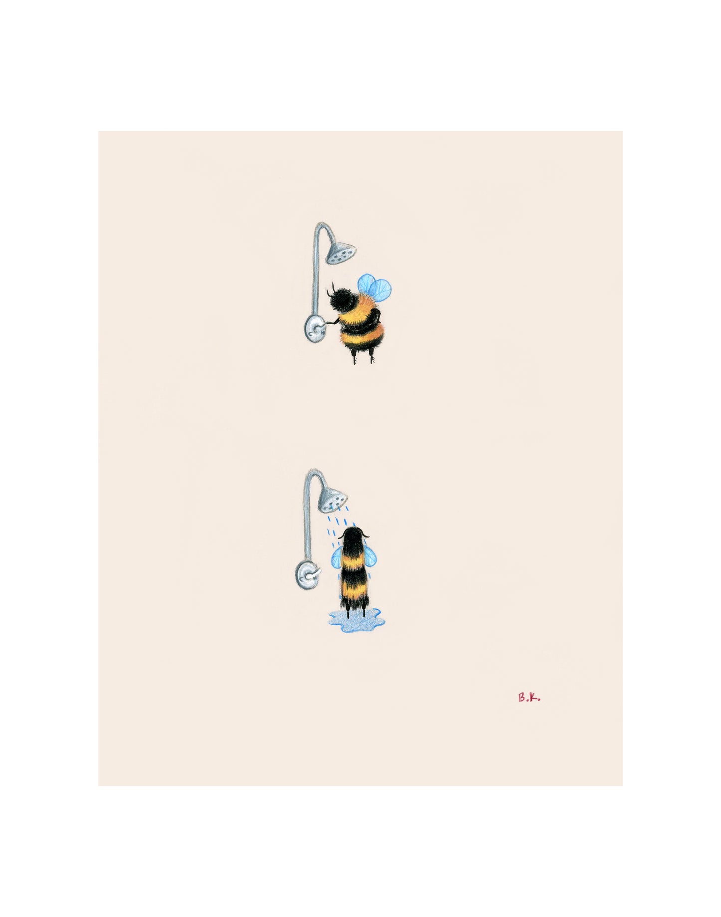 Shower - Framed Print