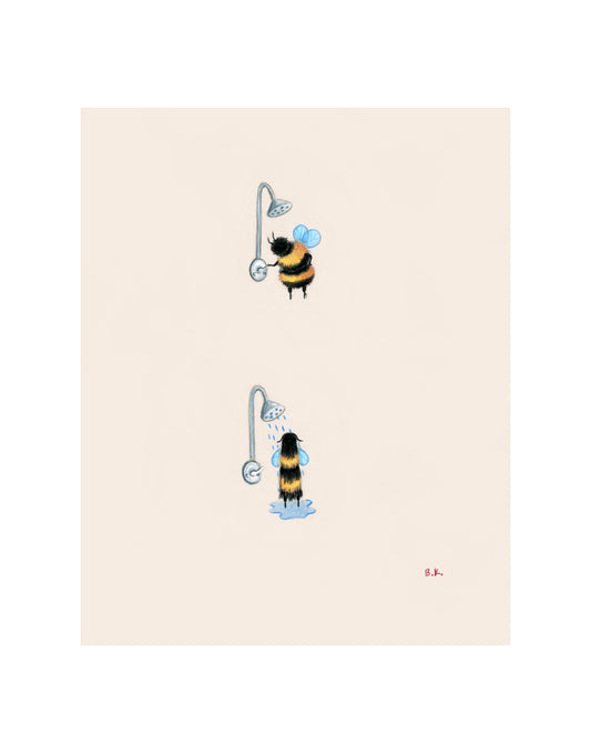 Shower - Framed Print
