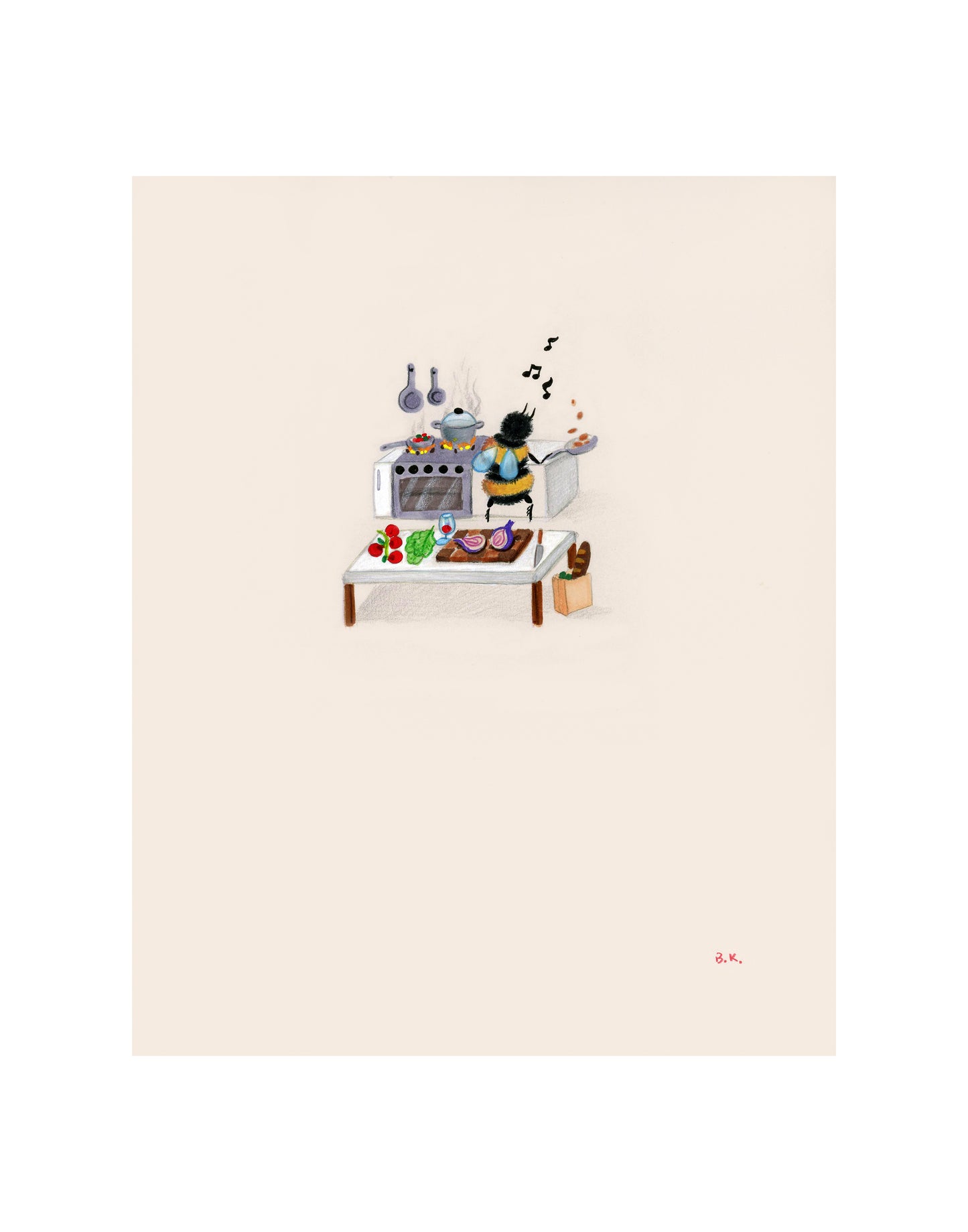 The Cook - Framed Print