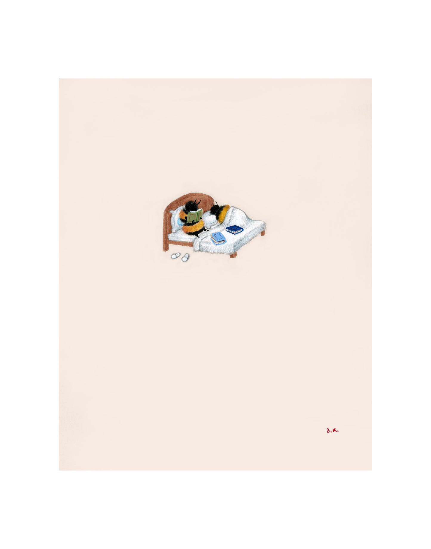 Late Night Reading - Framed Print