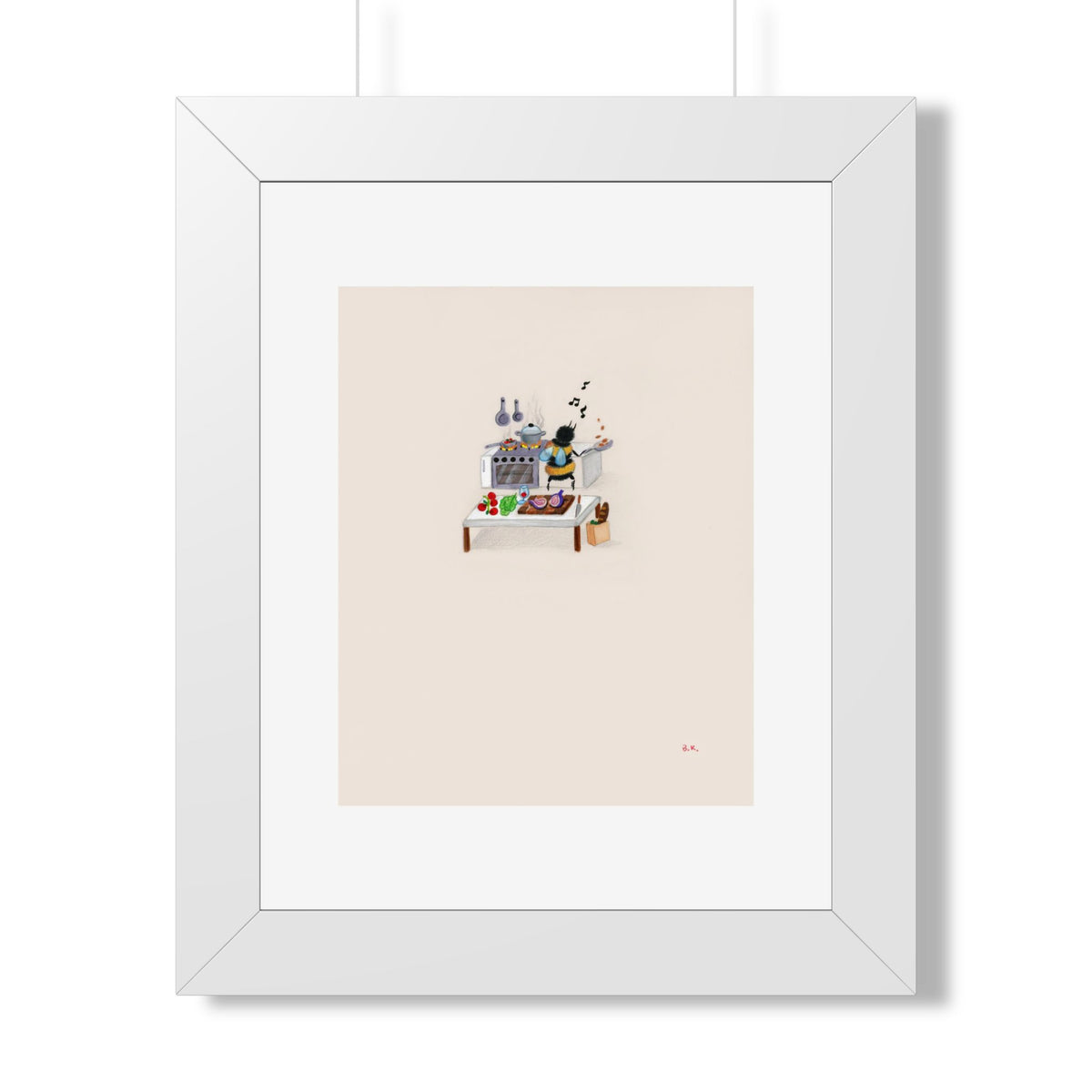 The Cook - Framed Print