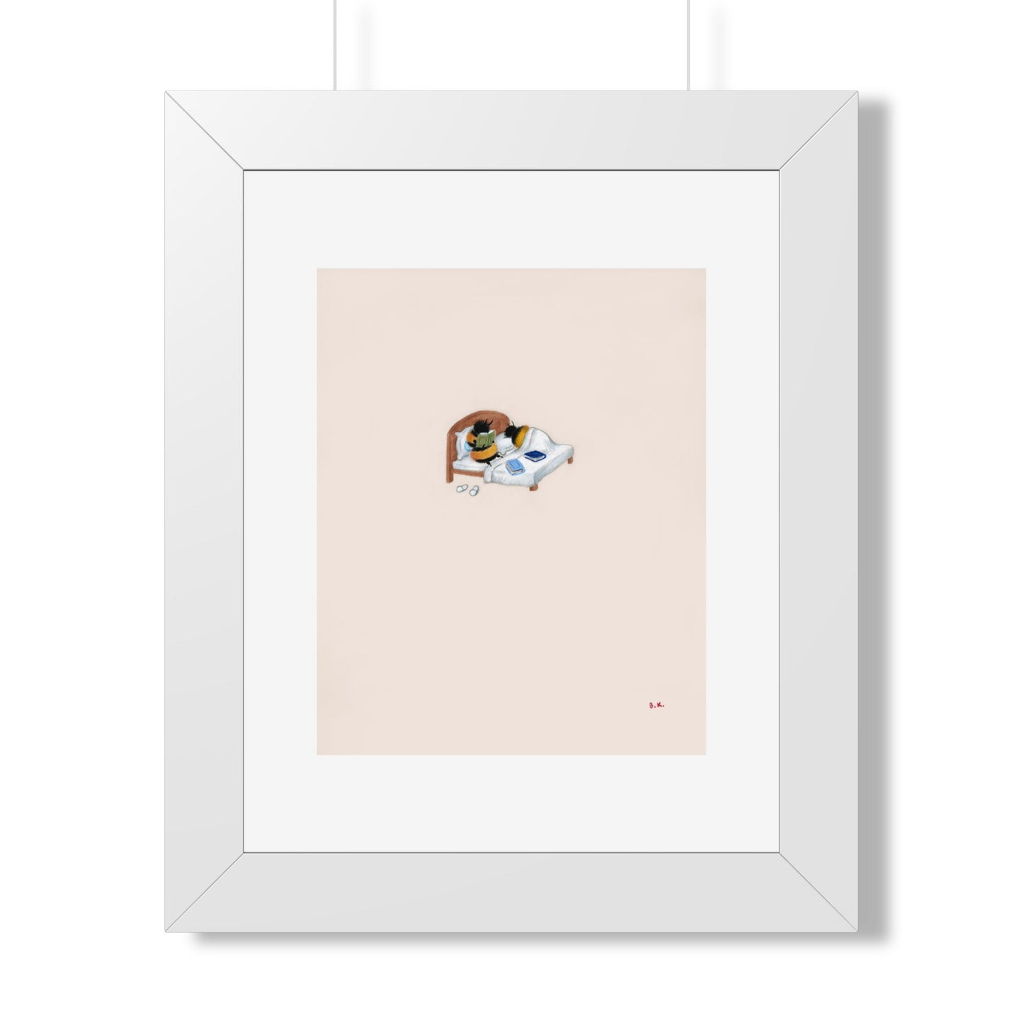 Late Night Reading - Framed Print