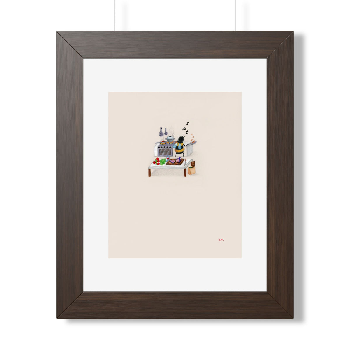 The Cook - Framed Print