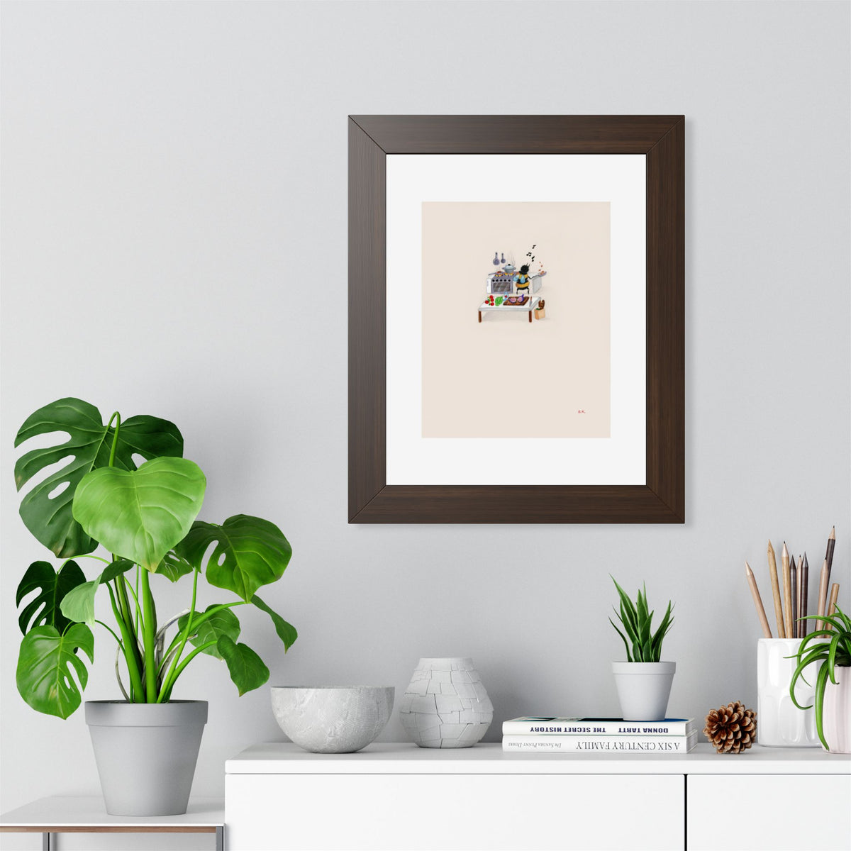The Cook - Framed Print