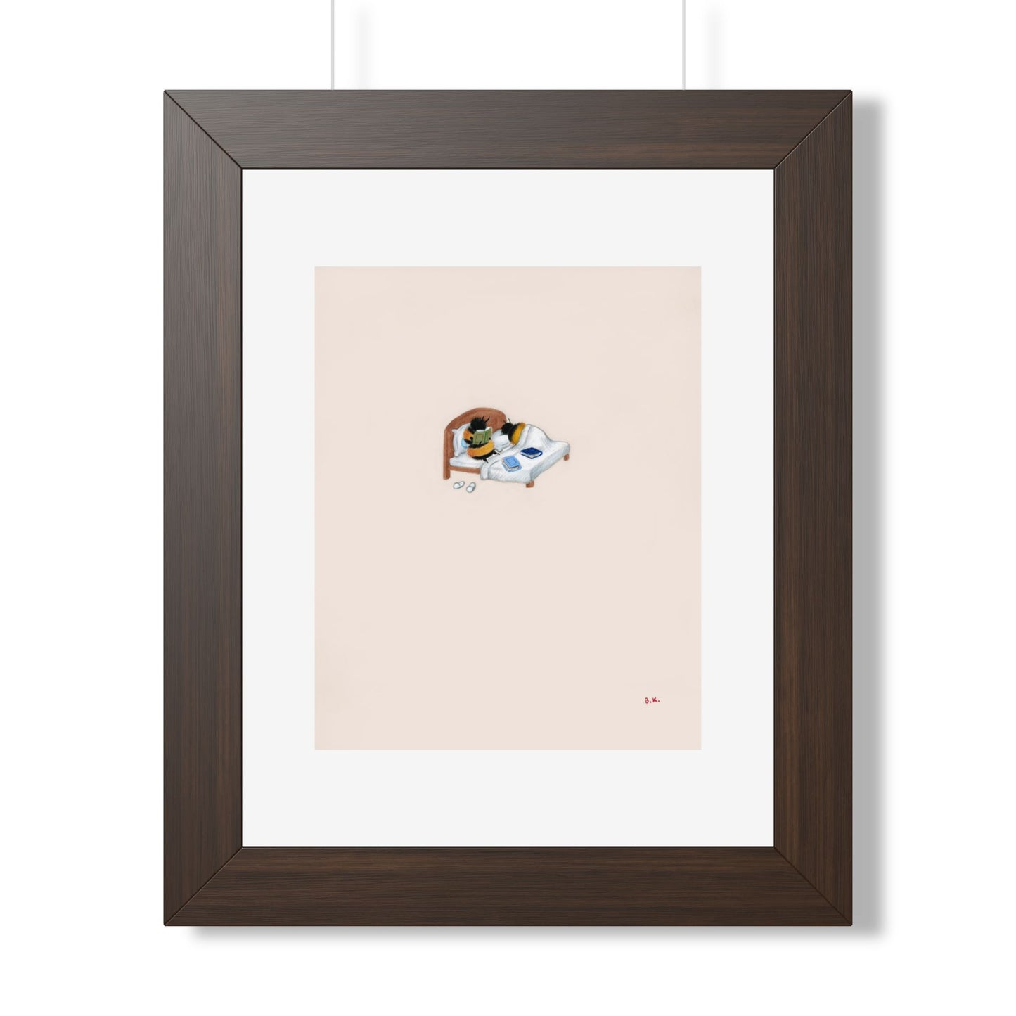 Late Night Reading - Framed Print