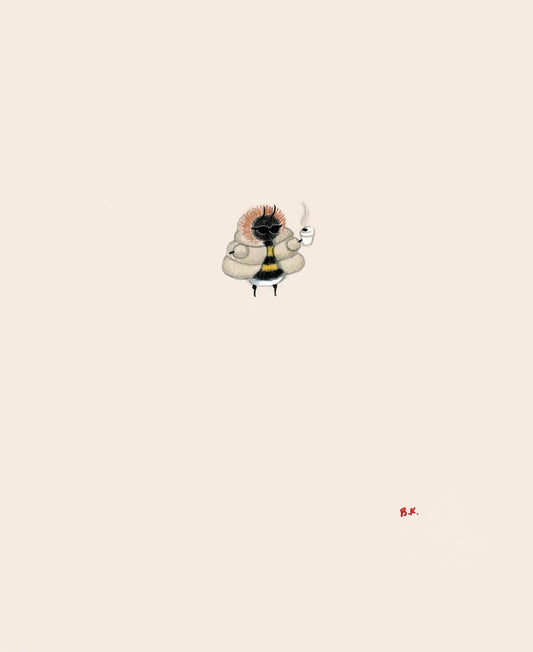Puffer Season Original Drawing