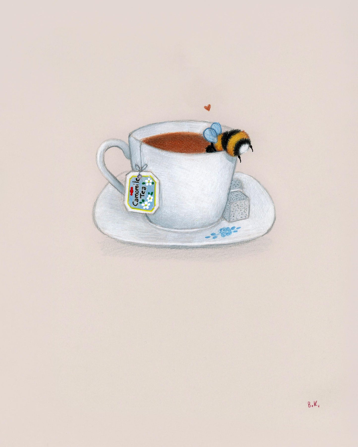 Camomile Tea Original Drawing
